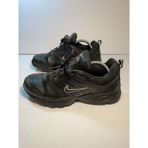 Nike View 2 Walking Training Shoes Womens Size 10 Black Leather 318171-001
